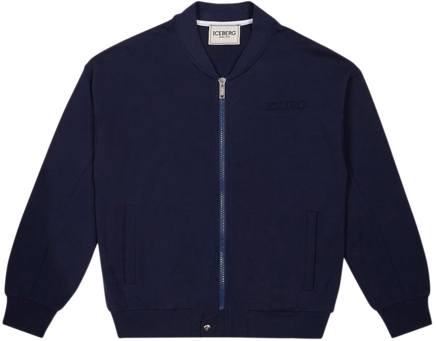 Iceberg KIDS - Classic blue jacket with zipper for boys Blauw