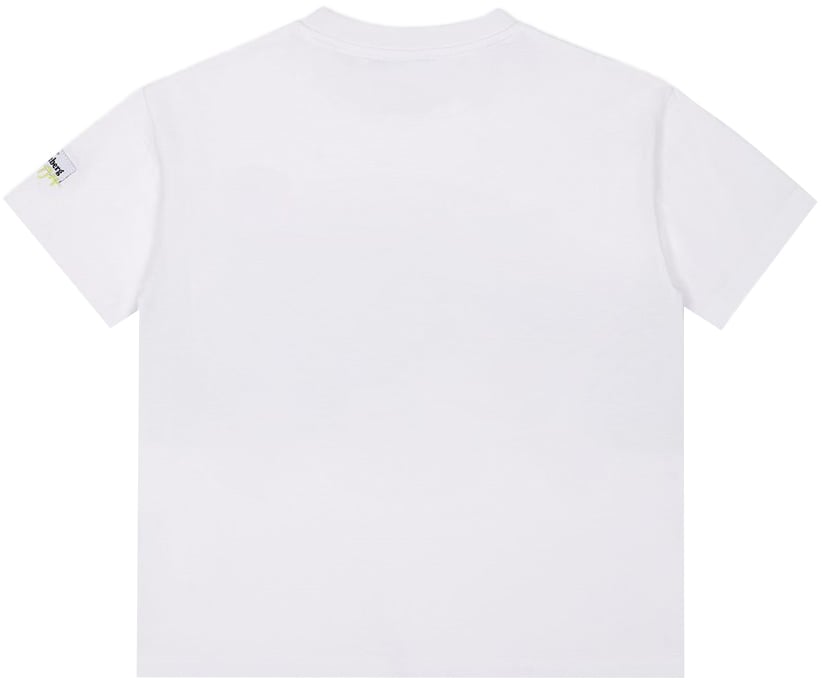 Iceberg KIDS - Optic white jersey T-shirt for girls with print Wit