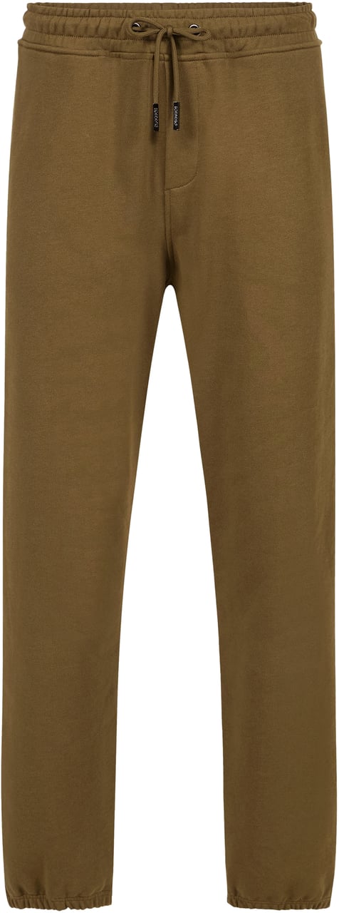 Iceberg Comfort fit khaki cotton fleece jogging pants Groen