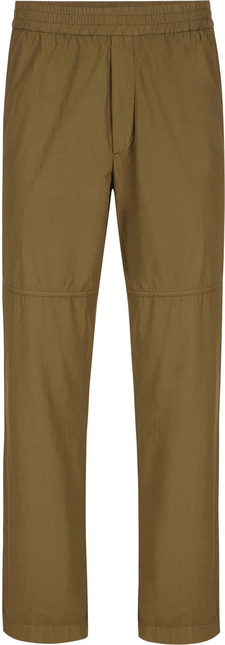 Iceberg Khaki cargo pants in a garment-dyed parachute fabric Groen