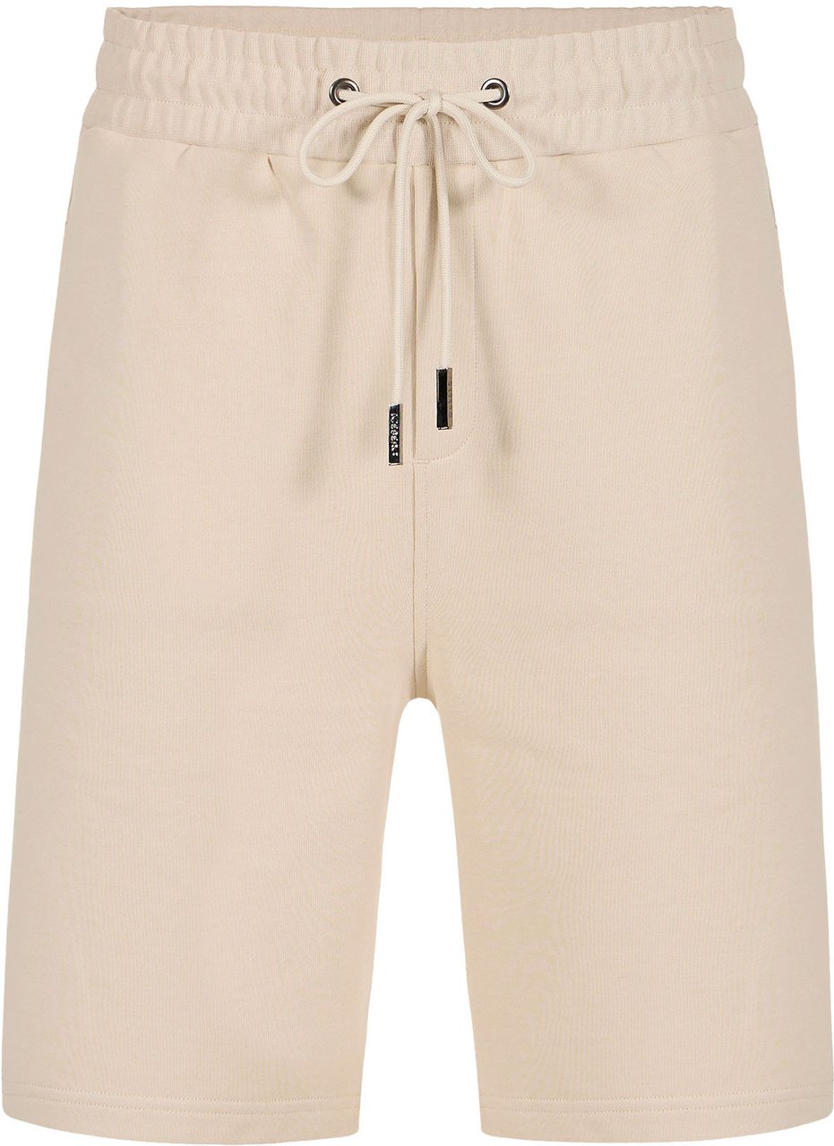 Iceberg Slim fit beige cotton jersey Bermuda shorts Beige