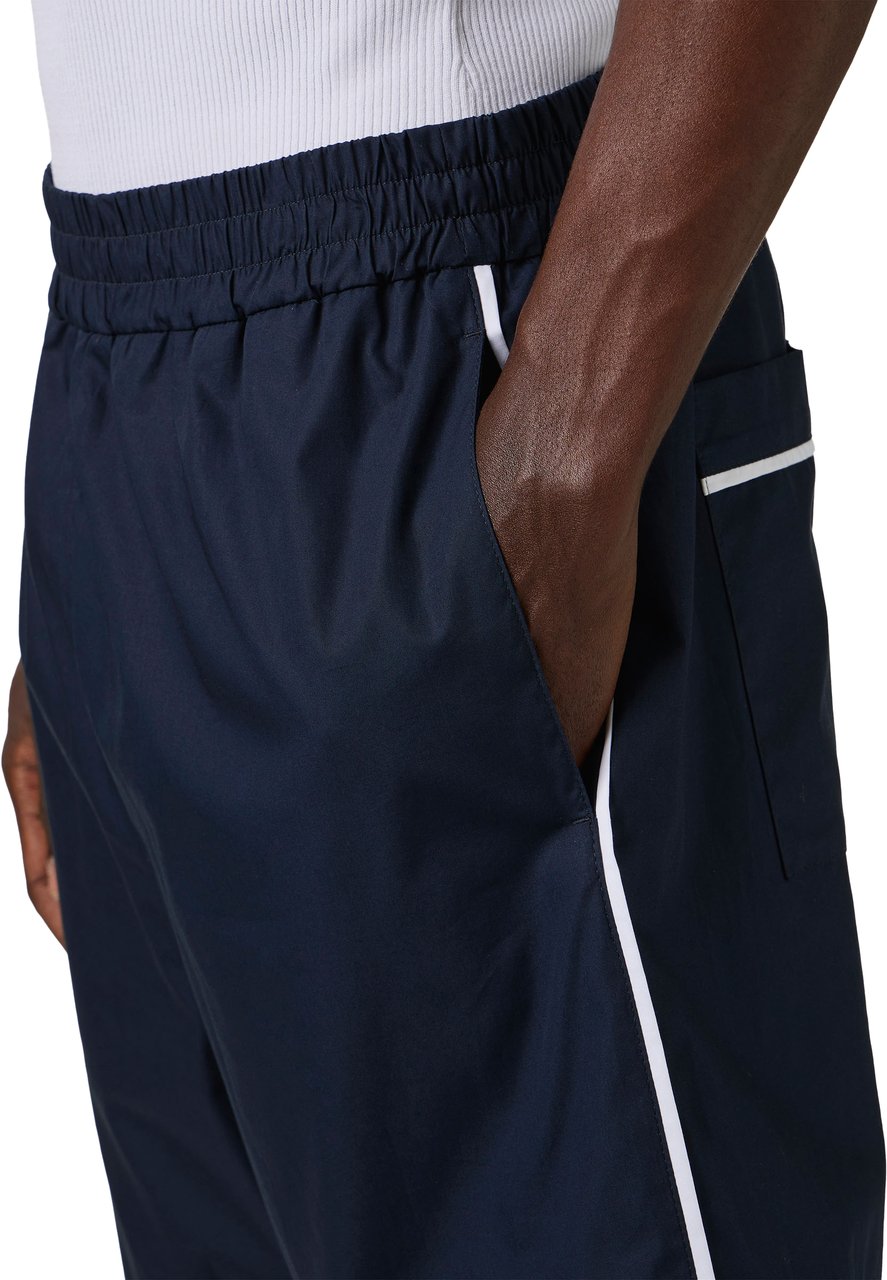 Iceberg Blue regular fit cotton poplin bermuda shorts Blauw