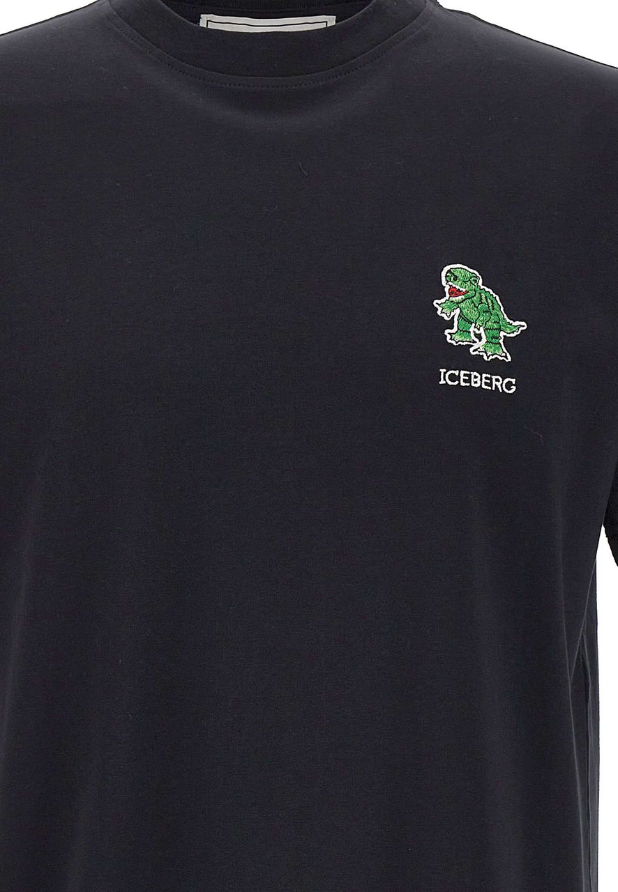 Iceberg T-Shirts And Polos Black Zwart