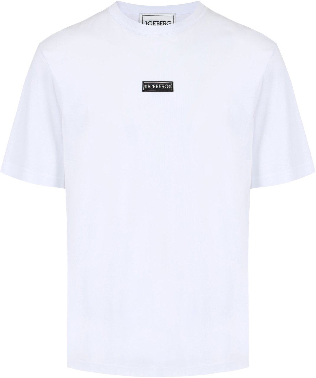 Iceberg Regular fit optic white cotton jersey T-shirt with Peanuts print Wit