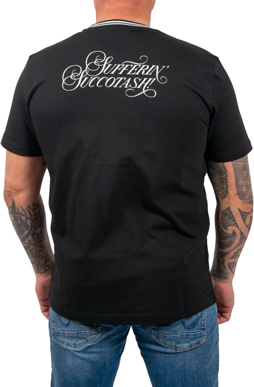 Iceberg Regular fit black cotton jersey T-shirt with Looney Tunes Zwart