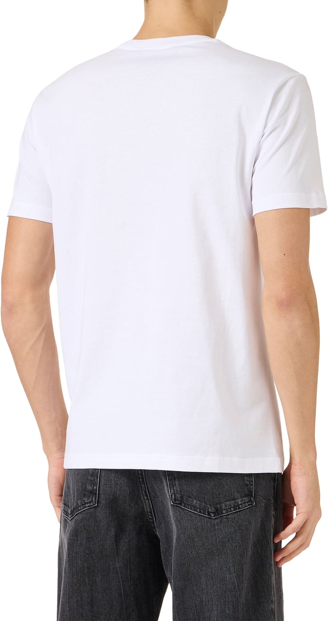 Iceberg Optic white cotton jersey T-shirt in a regular fit with Iceberg Social Club Orso print Wit