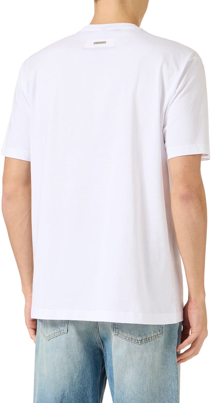 Iceberg Optic white sustainable cotton jersey T-shirt in a relaxed fit Wit