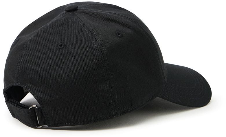 Iceberg Black cotton gabardine baseball cap with Iceberg embroidery Zwart