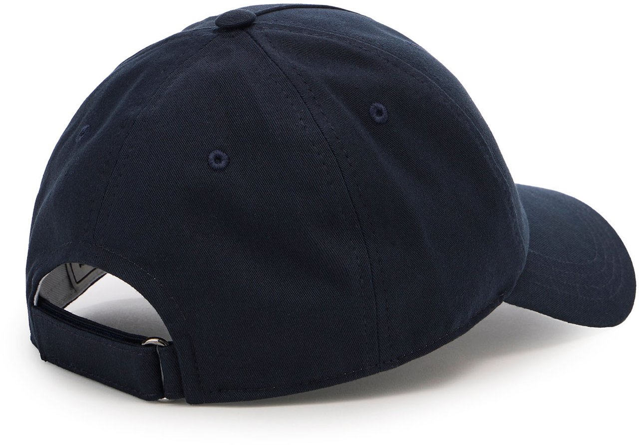 Iceberg Blue cotton gabardine baseball cap with Iceberg Milano Social Club embroidery Blauw
