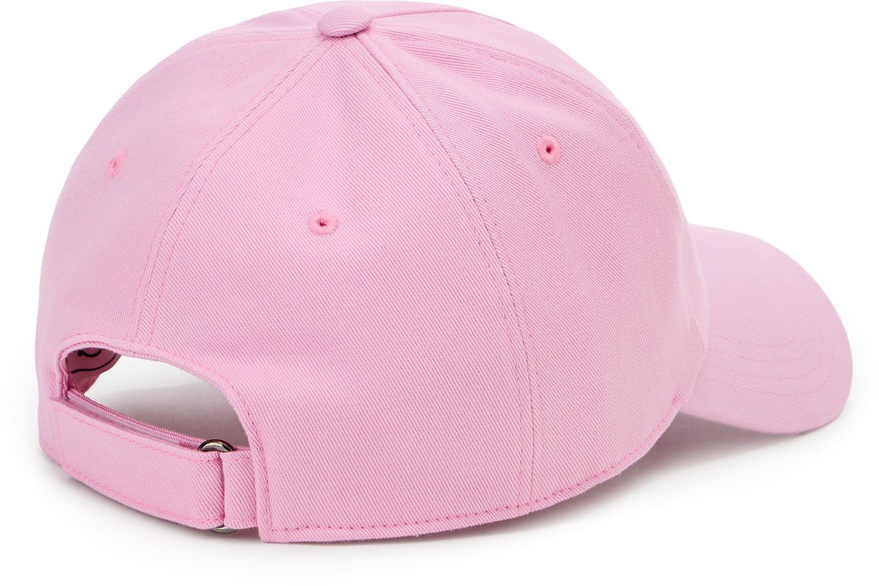 Iceberg Pink gabardine baseball cap with Peanuts embroidery Roze