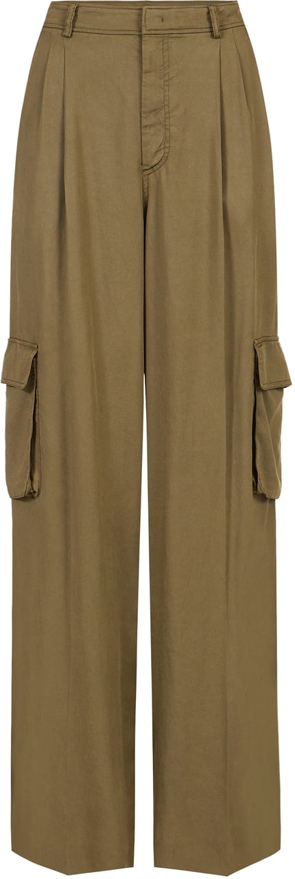 Iceberg Khaki relaxed fit jacket in technical fabric Groen