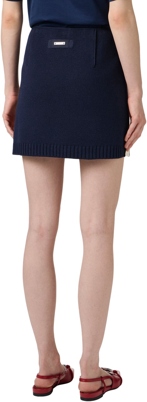 Iceberg Low-waisted multicolored mini skirt in jacquard knit Divers