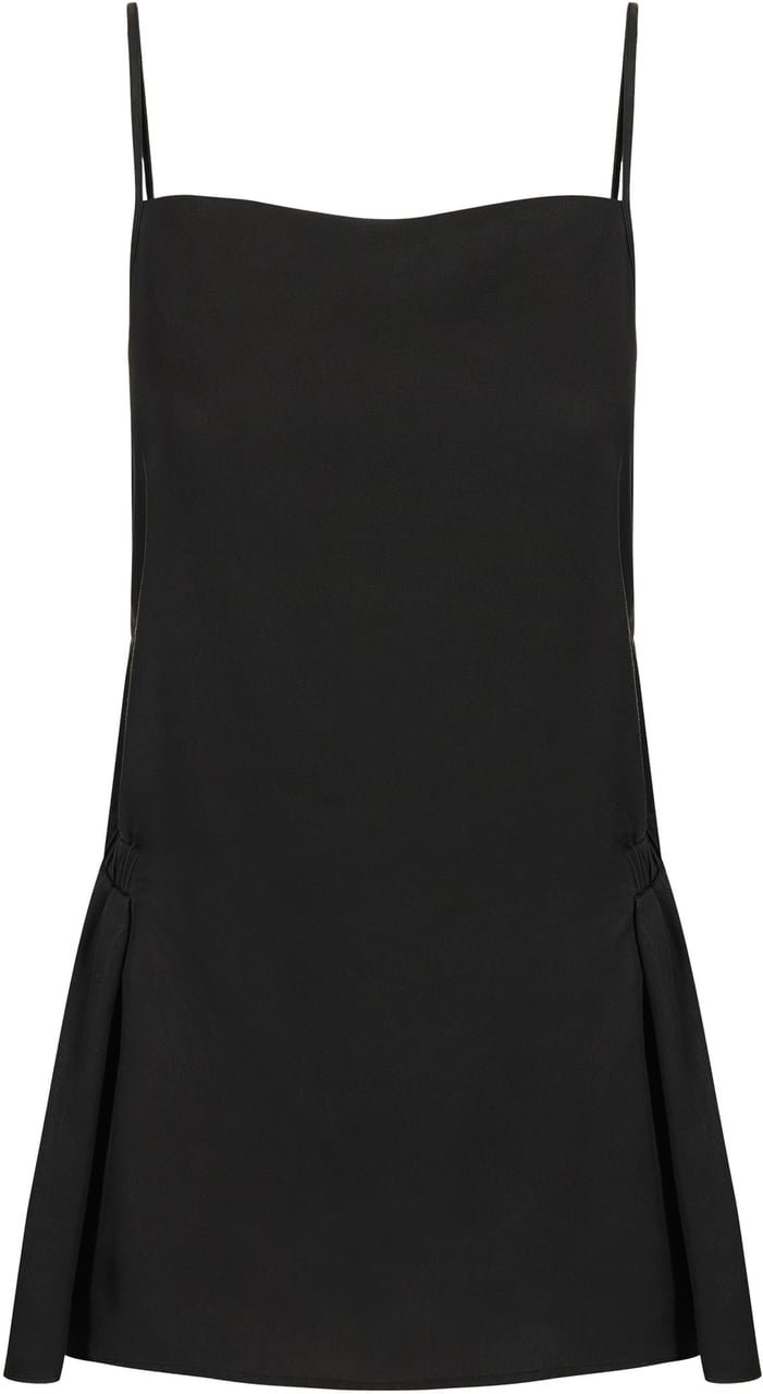 Iceberg New special fit black top in flowing fabric Zwart