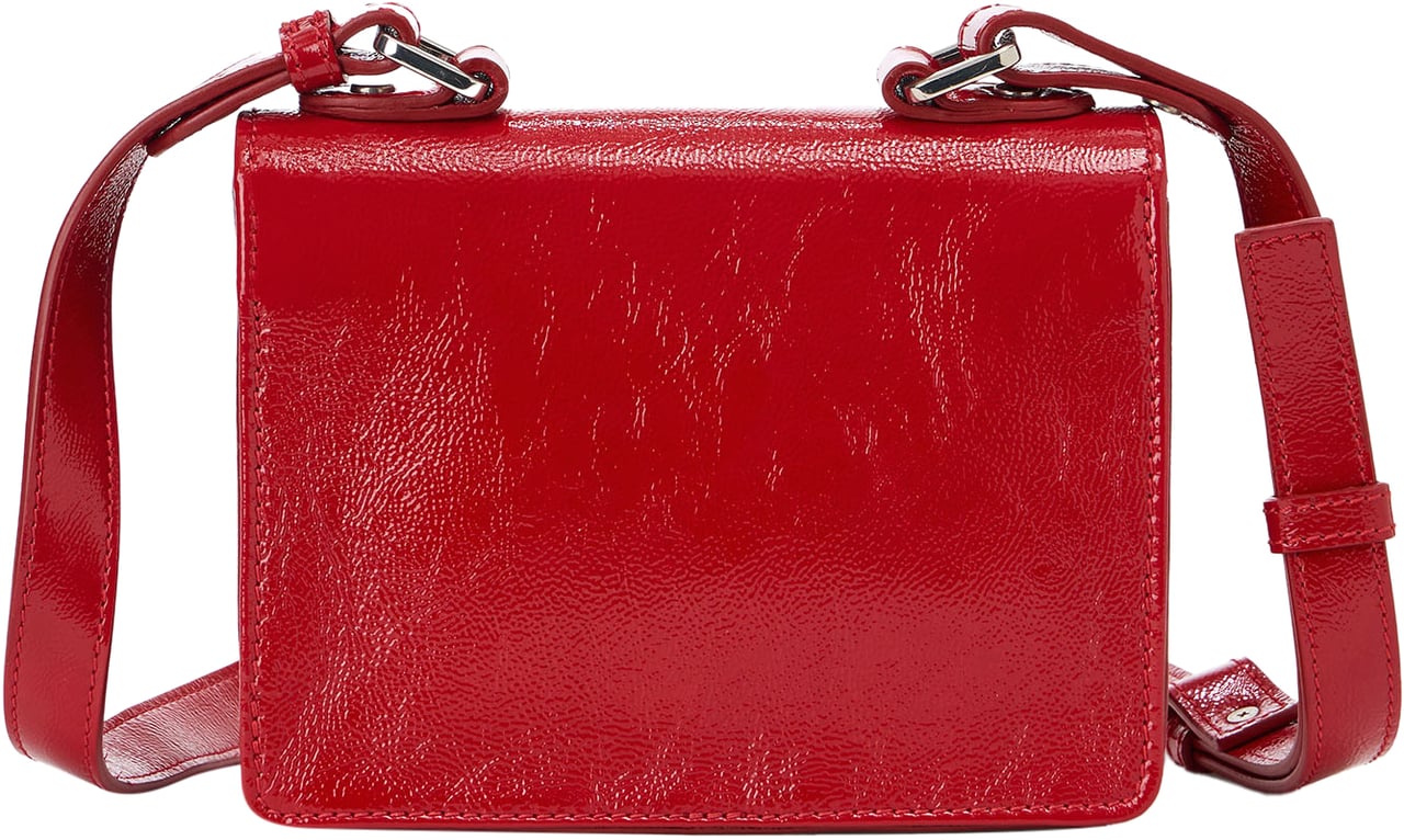 Iceberg Dark red shoulder bag in naplak leather Rood