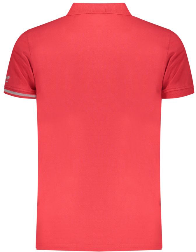 Iceberg Red Cotton Mens Polo Shirt Rood