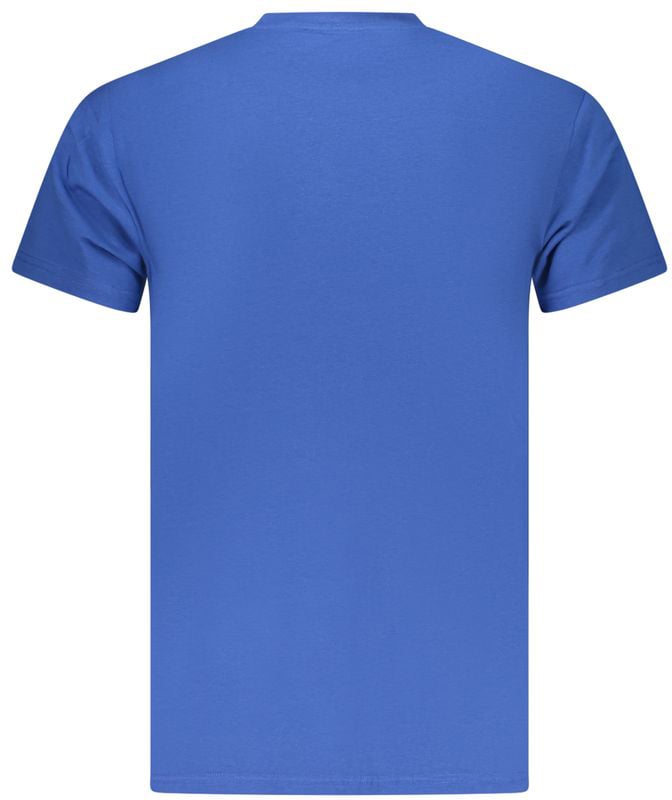 Iceberg Blue Cotton Men's T-Shirt Blauw