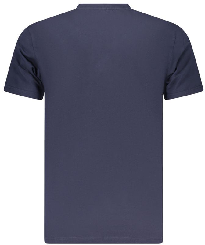 Iceberg Neon Blue Cotton Mens T-Shirt Blauw