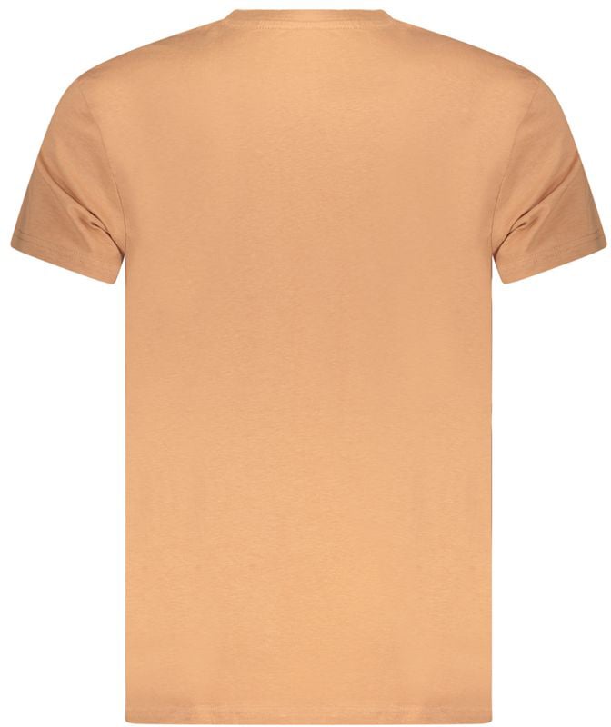Iceberg Marrone Cotton Men T-Shirt Bruin