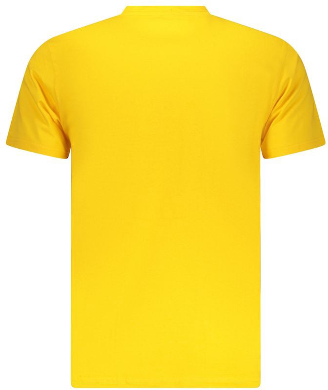 Iceberg Neon Cotton Men T-Shirt Geel