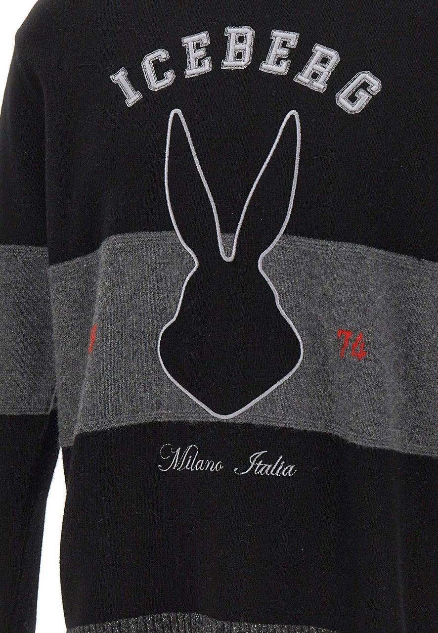 Iceberg Sweaters Multicolor Zwart
