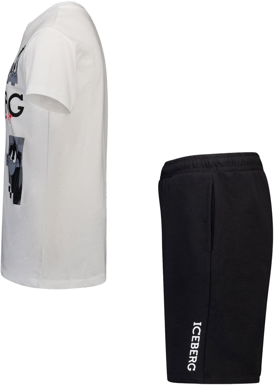 Iceberg Iceberg Kinder Jongens Setje In Wit Wit