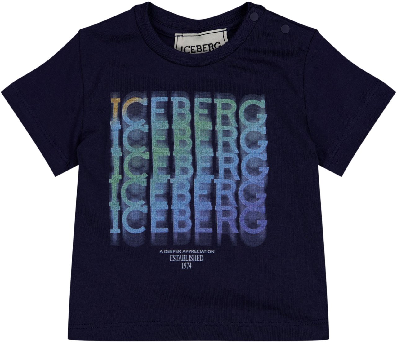 Iceberg Iceberg Baby Jongens Setje In Navy Blauw