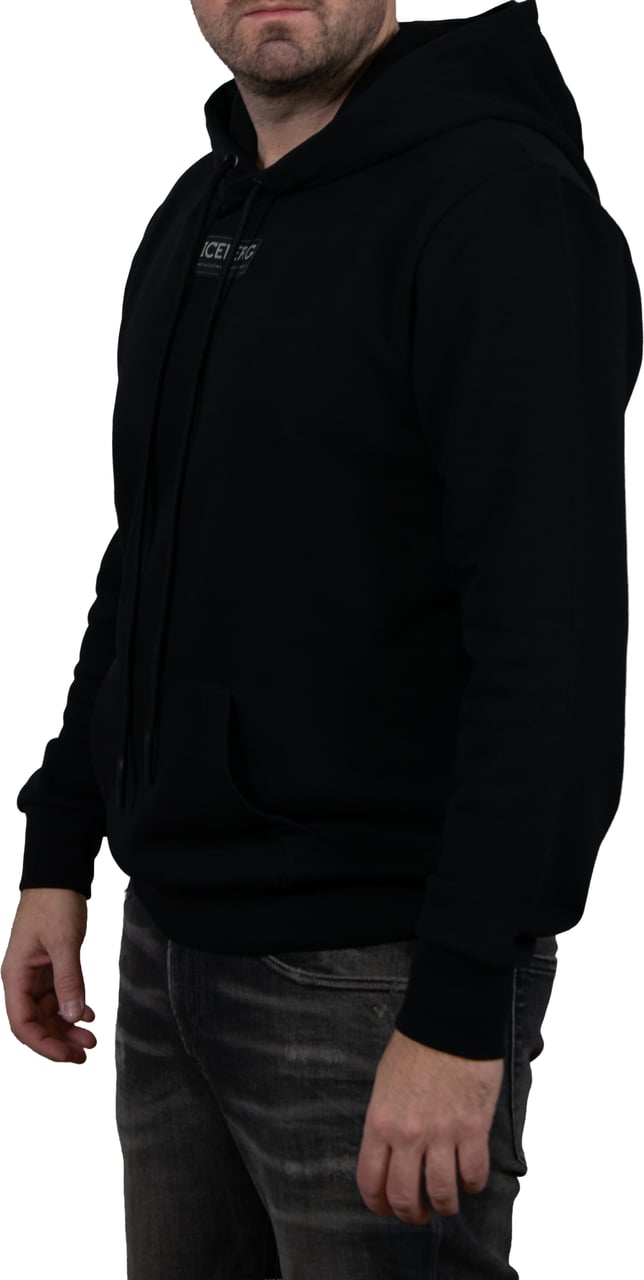Iceberg Looney Tunes Hoodie Sylvester Zwart