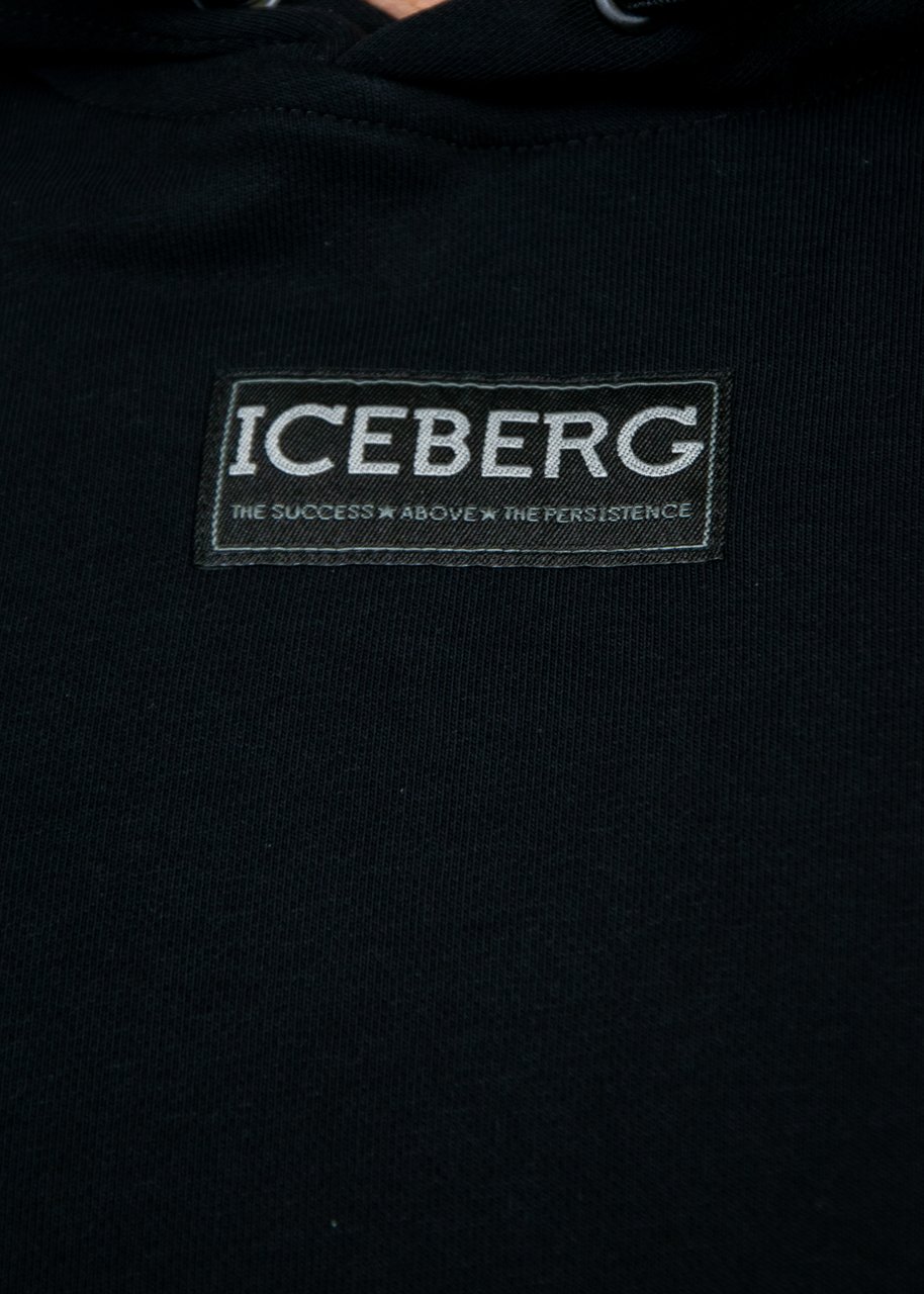 Iceberg Looney Tunes Hoodie Sylvester Zwart