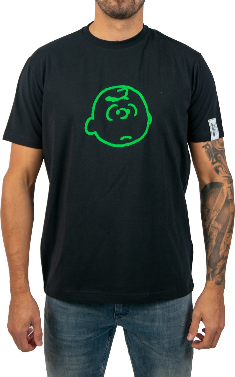 Iceberg Charlie Brown T-Shirt Zwart