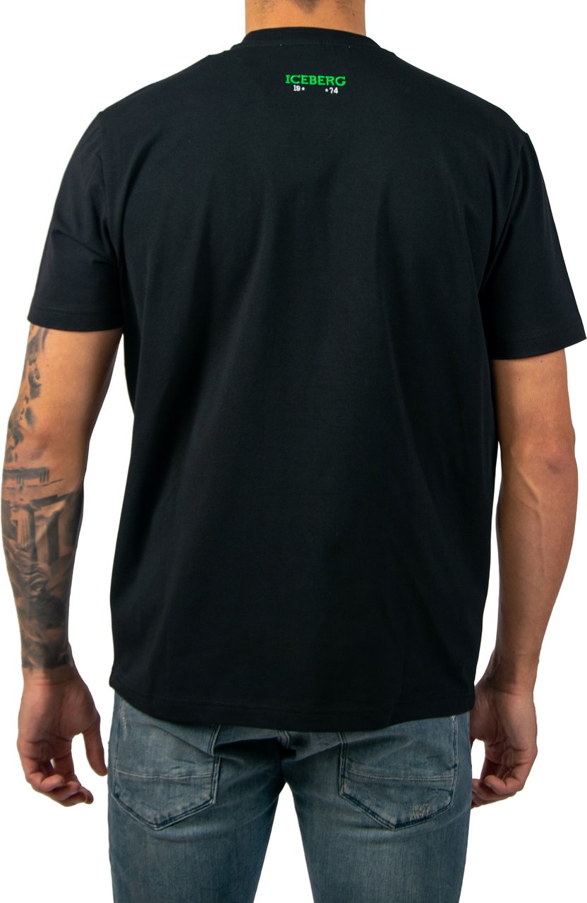 Iceberg Charlie Brown T-Shirt Zwart