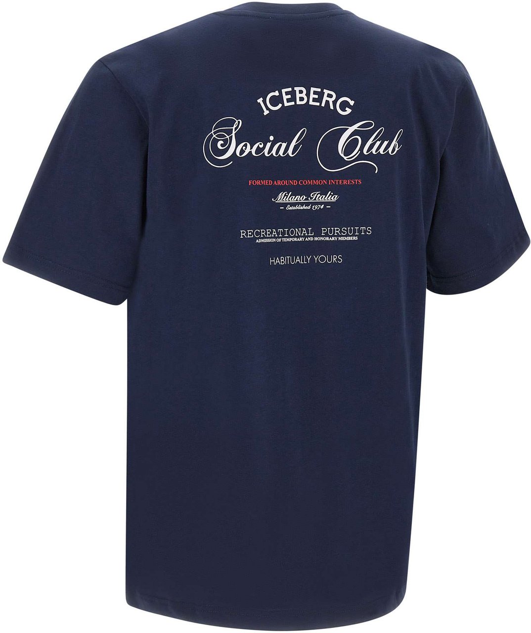 Iceberg T-Shirts And Polos Blue Blauw
