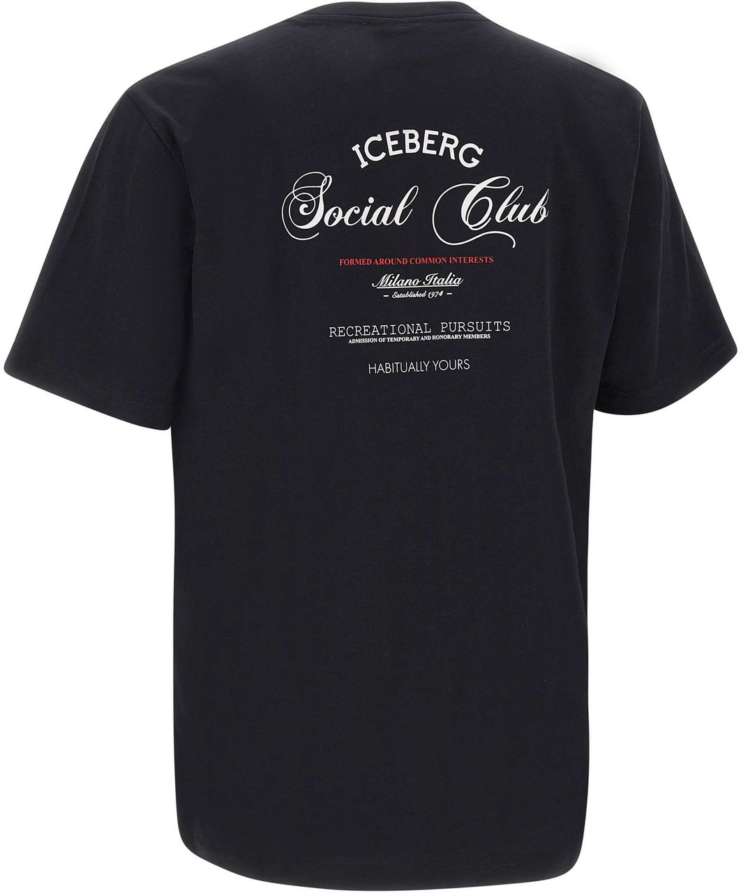 Iceberg T-Shirts And Polos Black Zwart