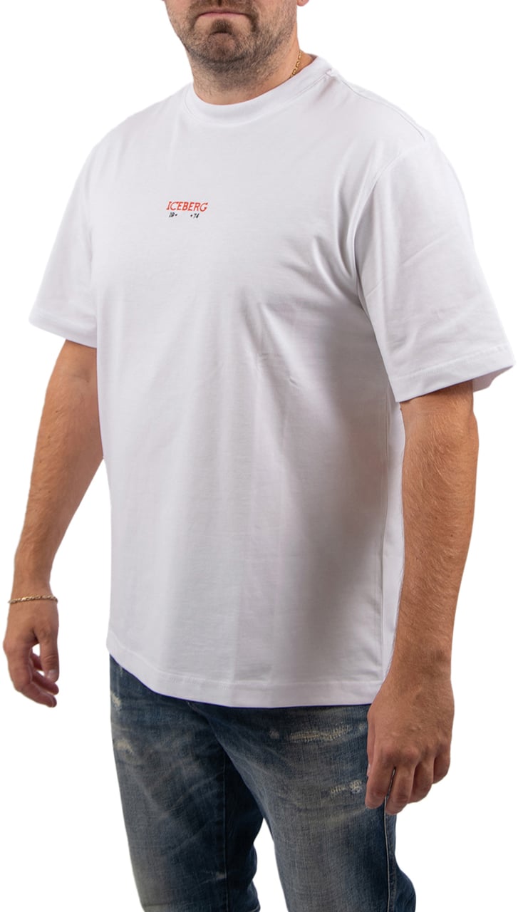 Iceberg Charlie Brown Back-Print T-Shirt Wit