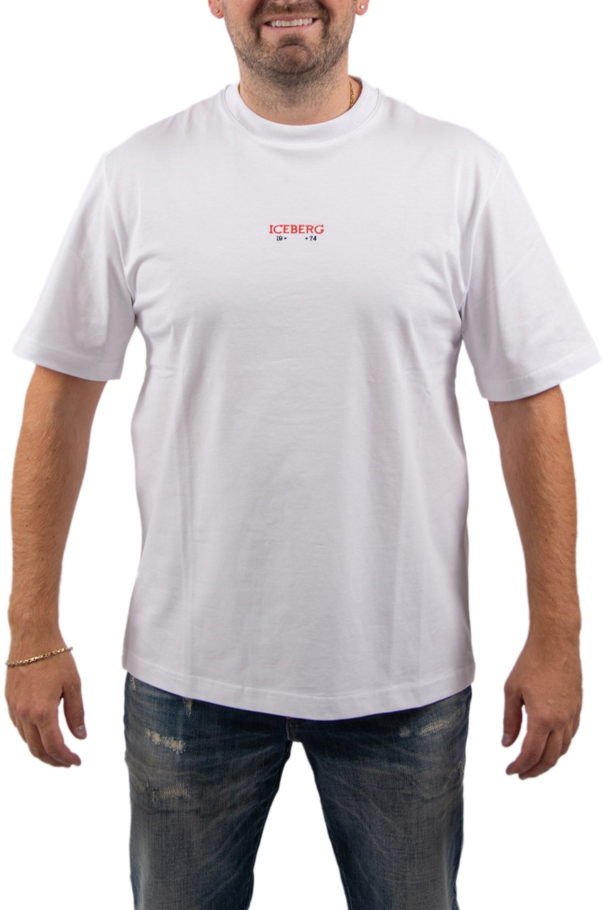 Iceberg Charlie Brown Back-Print T-Shirt Wit