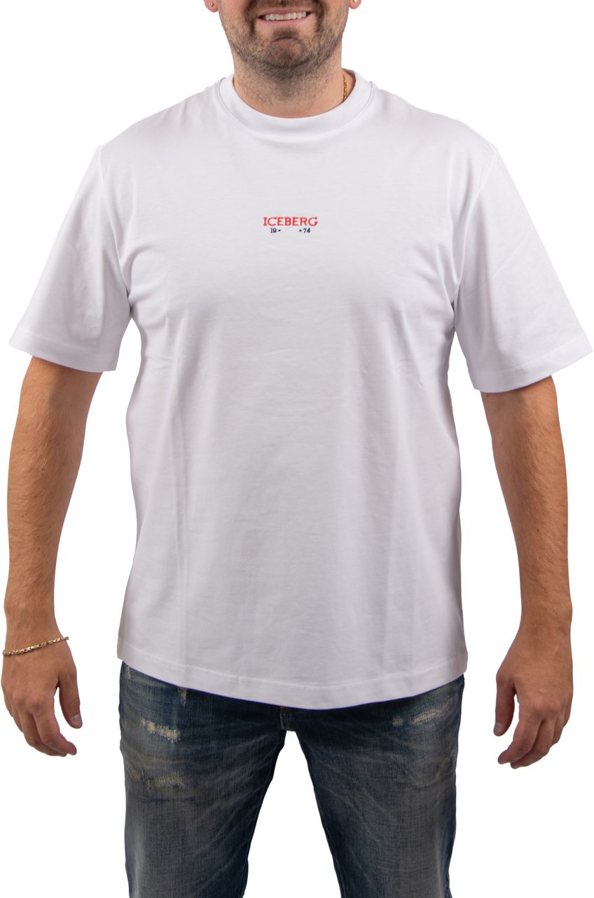 Iceberg Iceberg Charlie Brown Back-Print T-Shirt Wit