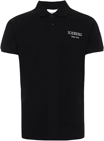 Iceberg Iceberg Basic Polo Zwart