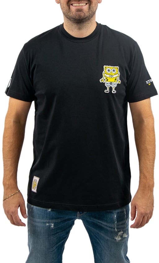 Iceberg Iceberg SpongeBob T-Shirt Zwart