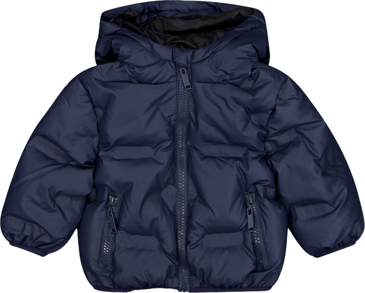 Iceberg Iceberg Baby Jongens Winterjas In Navy Blauw