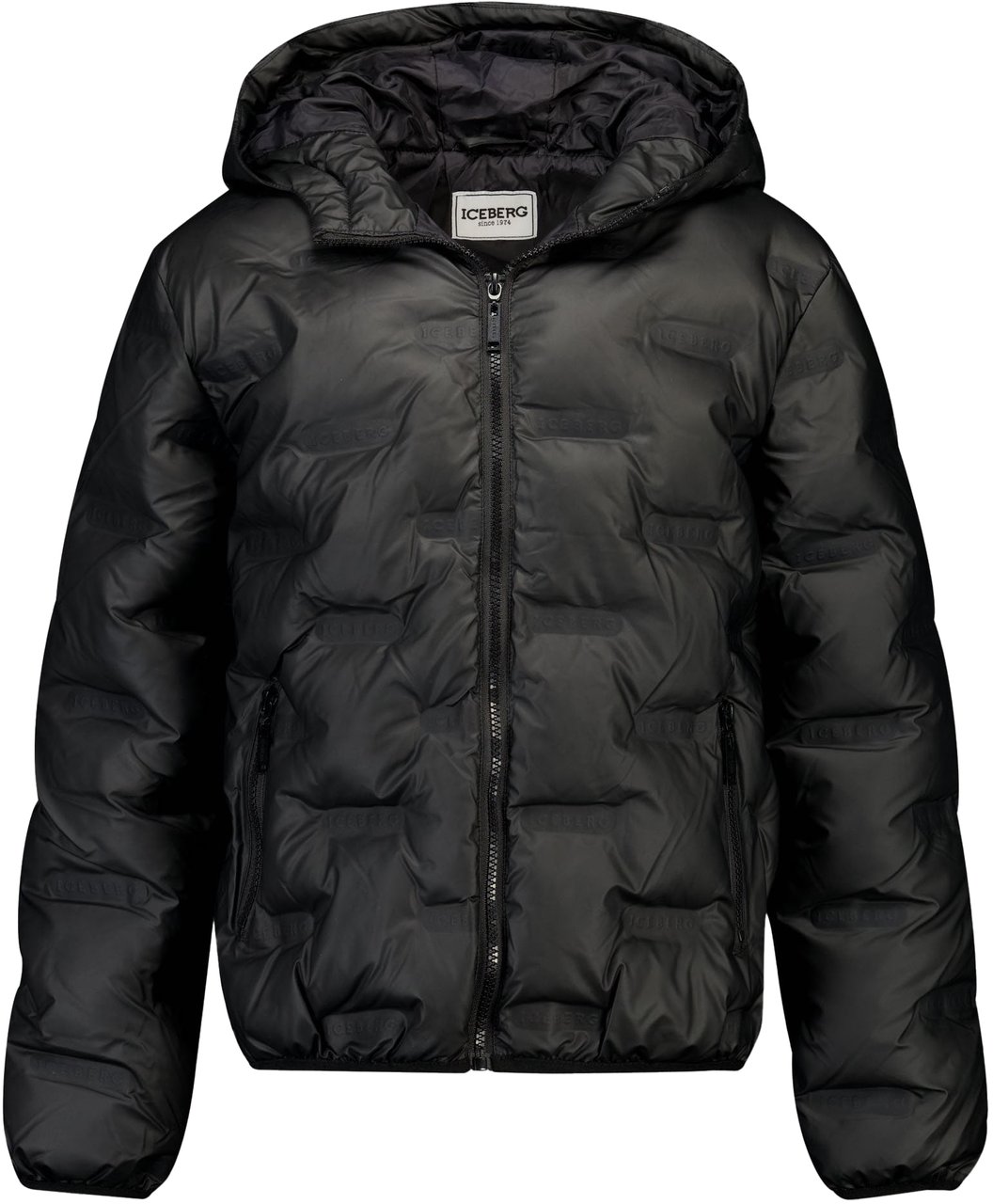 Iceberg Iceberg Kinder Jongens Winterjas In Zwart Zwart