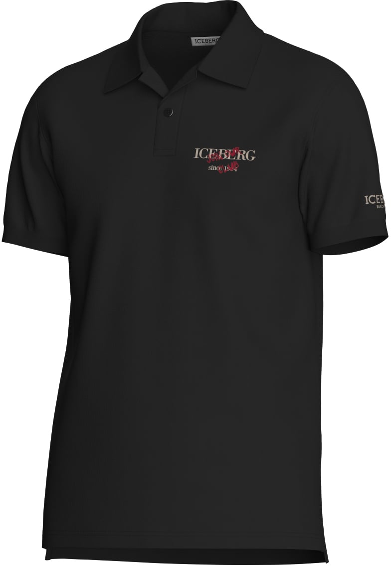 Iceberg POLO Var. ICE26MPL01 Black Zwart