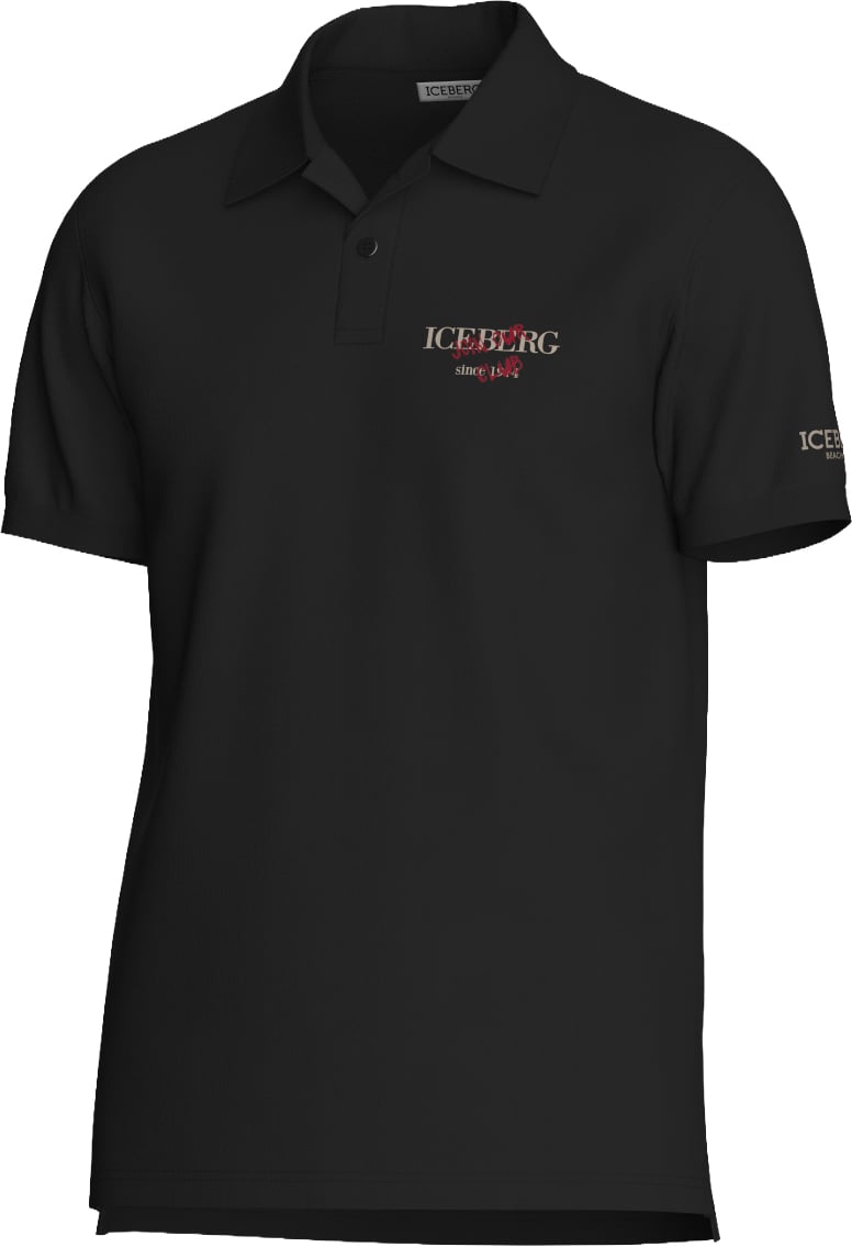 Iceberg POLO Var. ICE26MPL01 Black Zwart