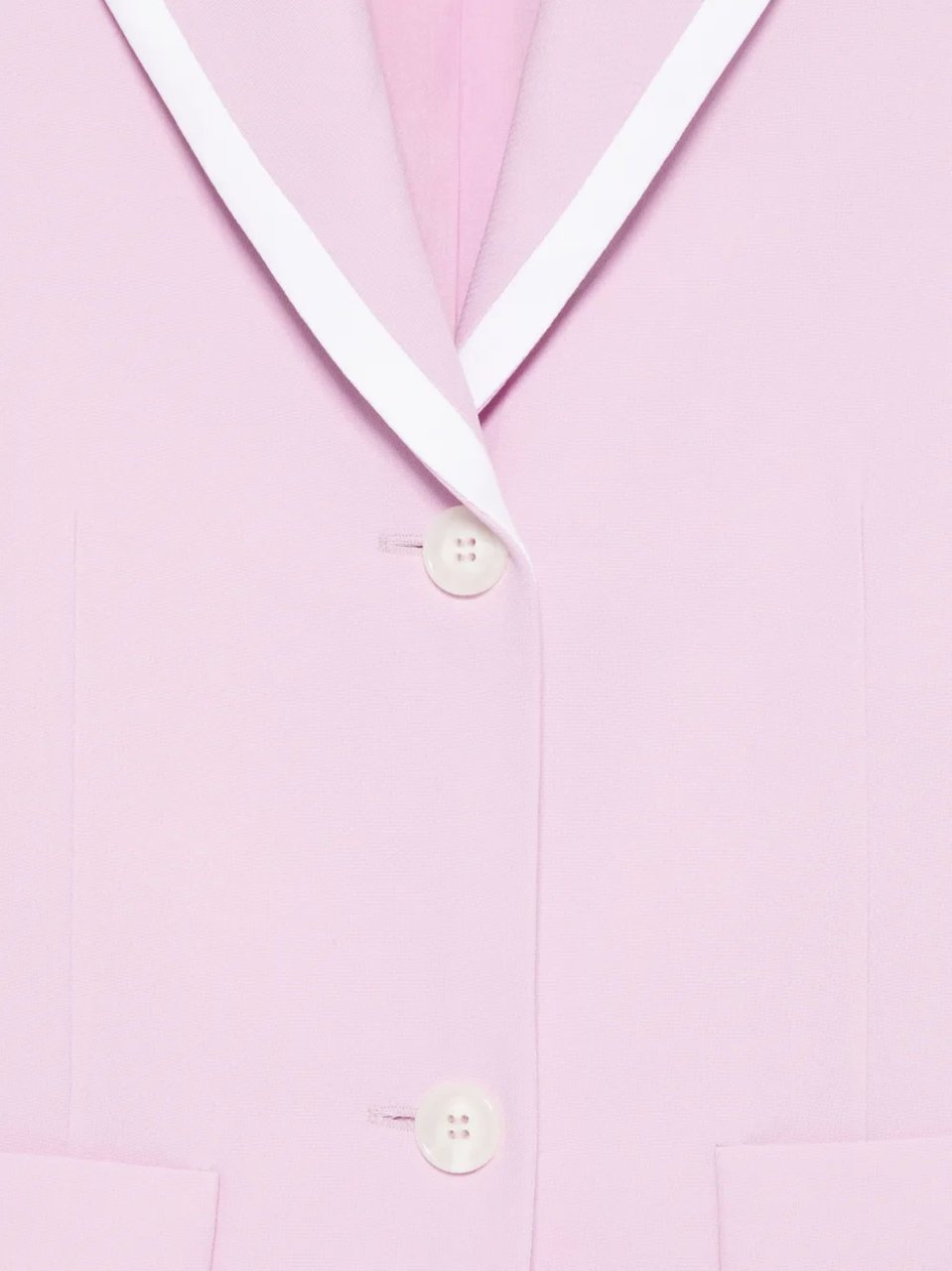 Iceberg Tailored Pastel Pink White Blazer Paars