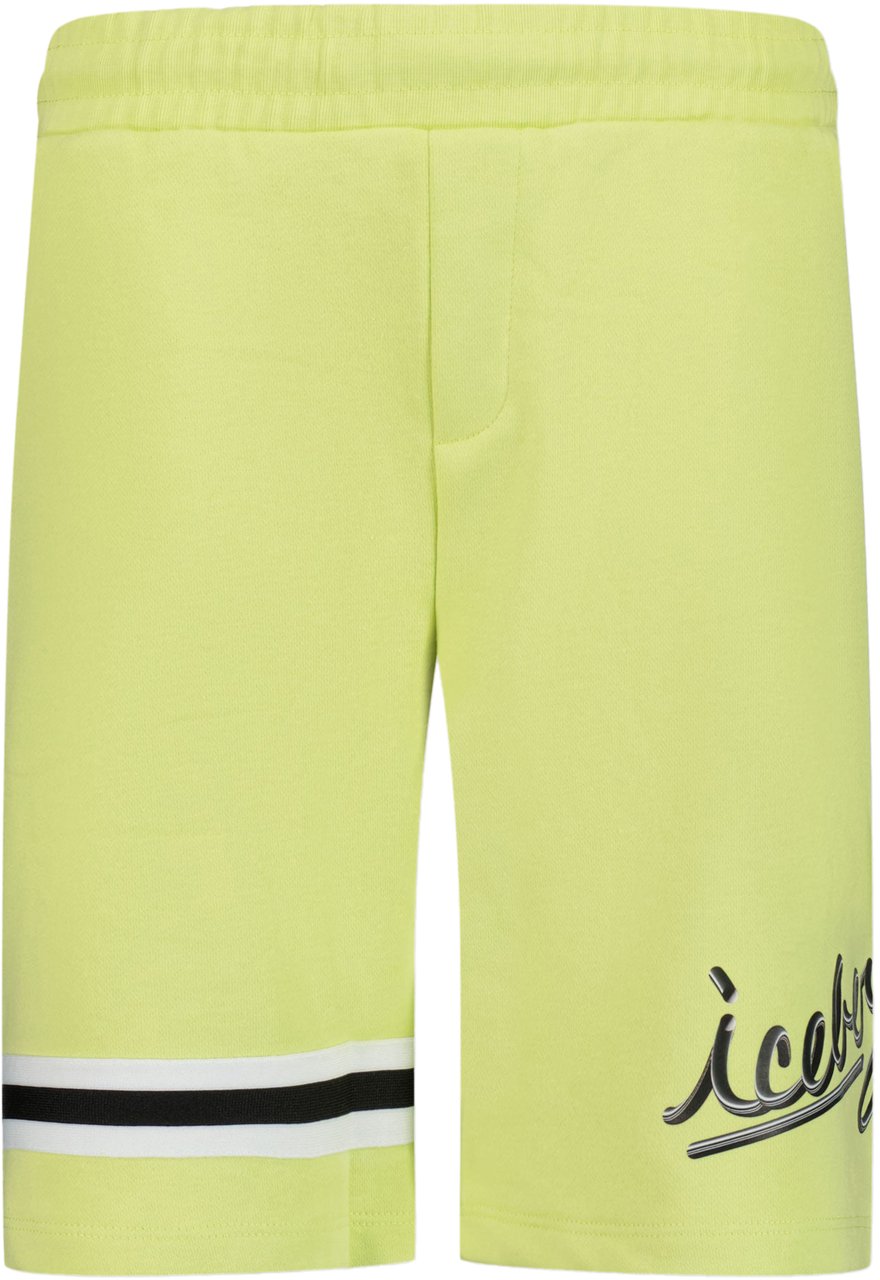 Iceberg Kinder Jongens Shorts In Lime Geel