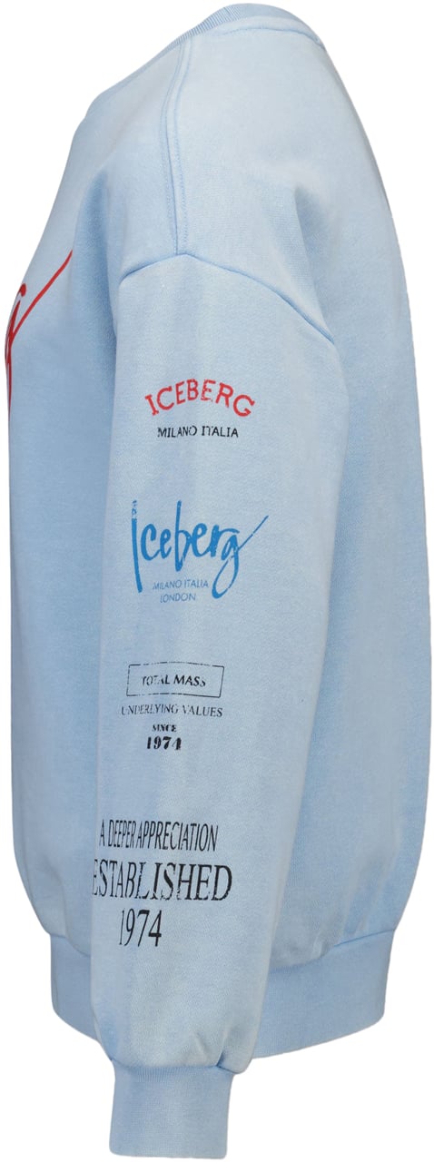 Iceberg Iceberg Kinder Jongens Trui In Licht Blauw Blauw