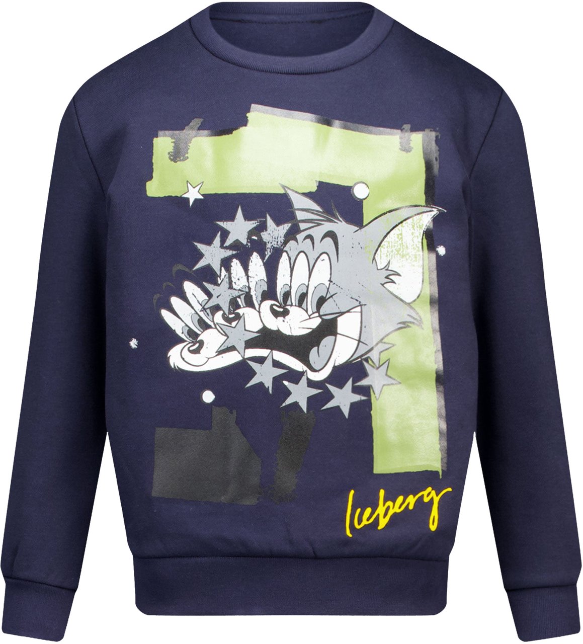 Iceberg Iceberg Kinder Jongens Trui In Navy Blauw