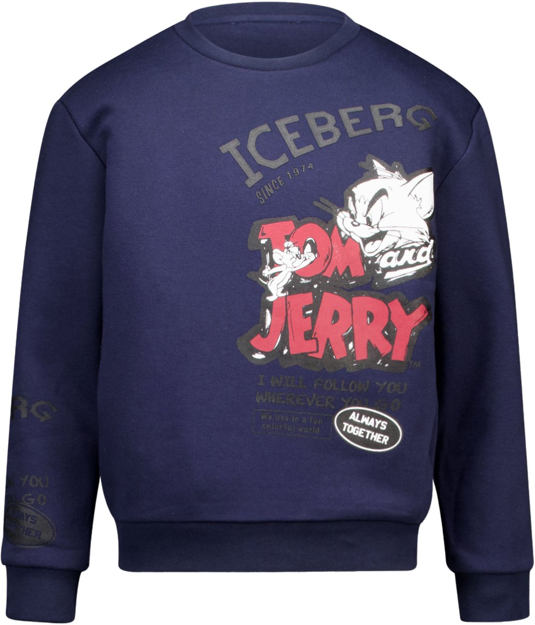 Iceberg Iceberg Kinder Jongens Trui In Navy Blauw