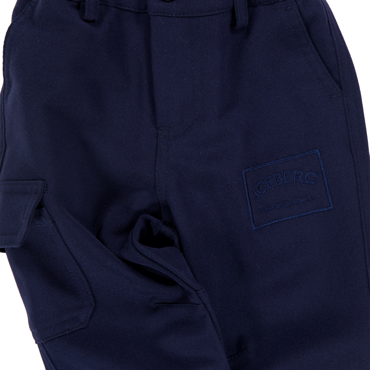 Iceberg Iceberg Baby Jongens Broek In Navy Blauw