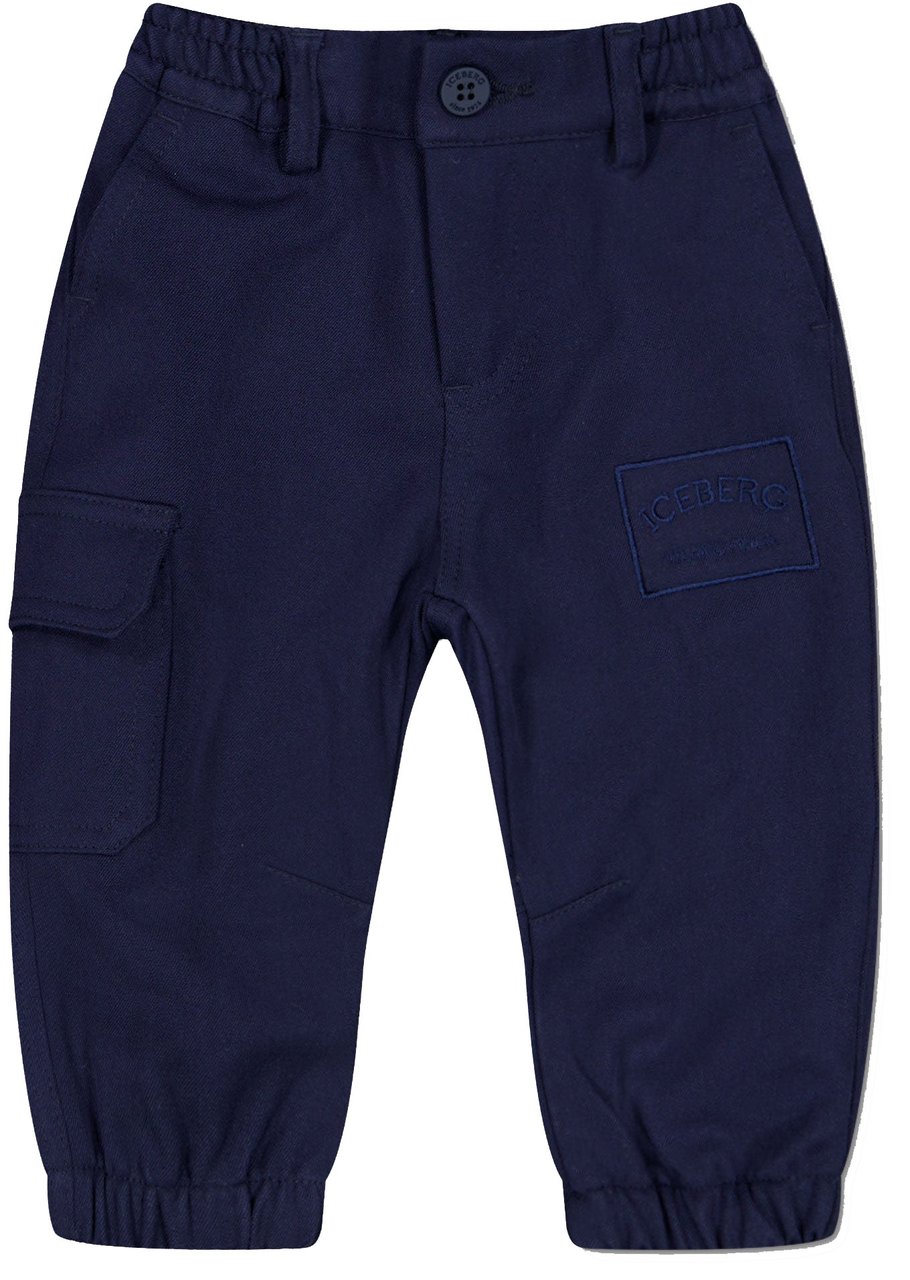Iceberg Iceberg Baby Jongens Broek In Navy Blauw