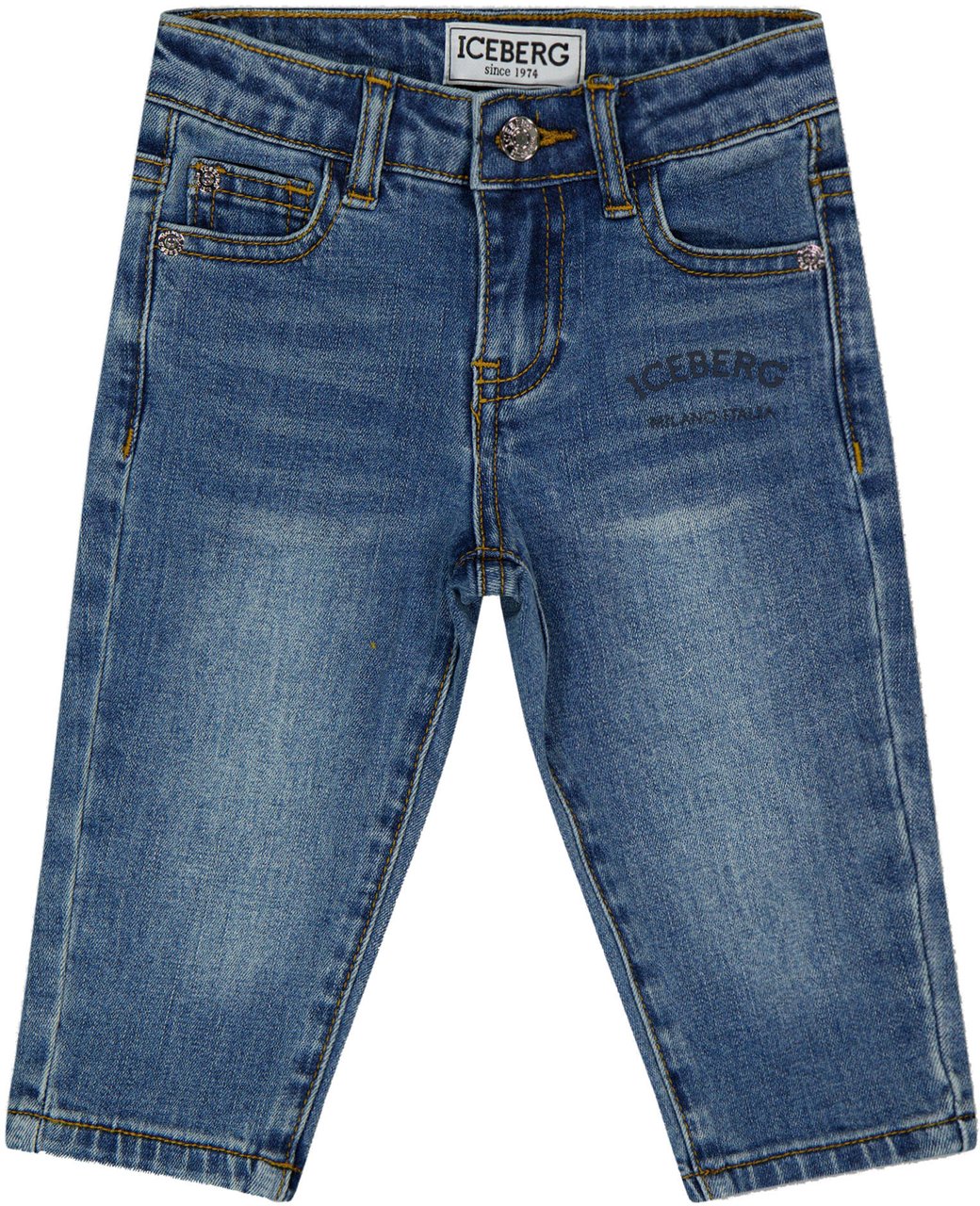 Iceberg Iceberg Baby Jongens Jeans In Blauw Blauw