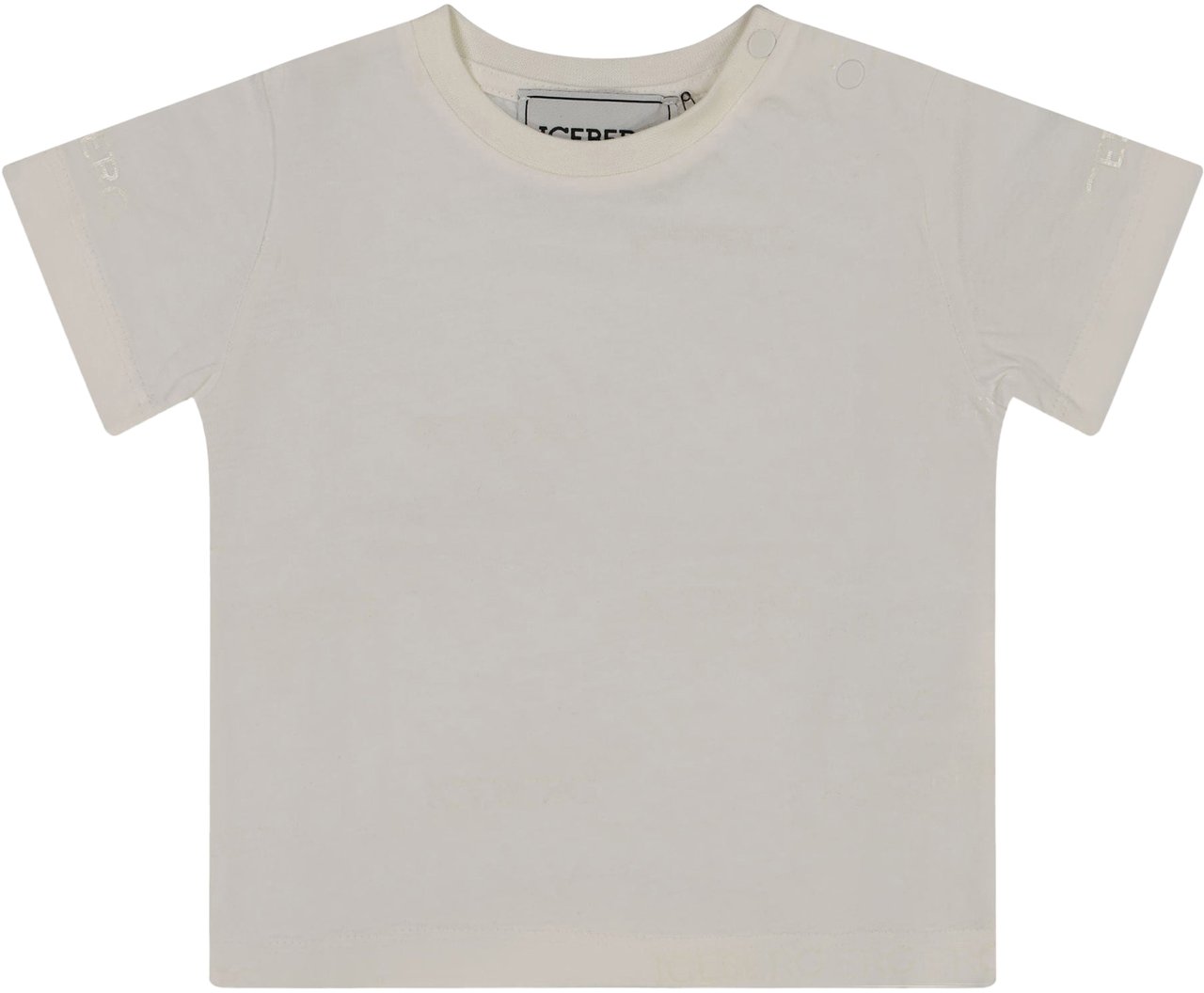 Iceberg Iceberg Baby Jongens T-Shirt In Off White Wit
